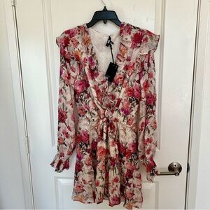 NWT Paige 100% silk Garcelle dress M